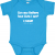 Infant Can You Believe Bodysuit with Creme Lettering